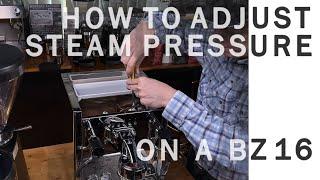 (313) Coffee Machine Technician: How to adjust milk steamer pressure on espresso machine