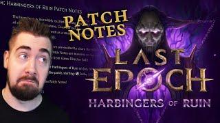 Patch notes for Last Epoch's SUPER IMPORTANT first Cycle!