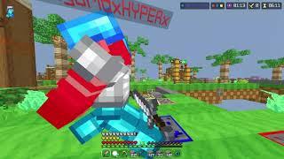 I met QUAPOT AND INSANEORBITZ in hive skywars..( NEW SKYWARS MAP) #quapot #insaneorbitz #mcbe