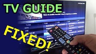 TV Guide (EPG) Fixed!