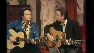 Merle Haggard & Johnny Cash  ~ "Sing Me Back Home" ((The Johnny Cash TV Show 1969))