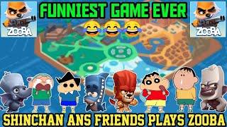 Shinchan and his friends plays zooba  | shinchan vs his friends  | zoo combat battle Royale funny