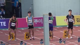 2019 KBS배 전국육상대회 남자 대학부 일반부 100M 김국영 10초 26