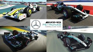 Evolution of Mercedes in Codemasters F1 Games | 2009 - 2024