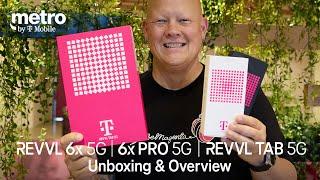 New REVVL Lineup: 6x 5G, 6x PRO 5G & TAB 5G Unboxing | Metro by T-Mobile