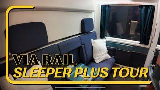 VIA Rail Sleeper Plus FULL Room Tour  | Comfort on the Rails