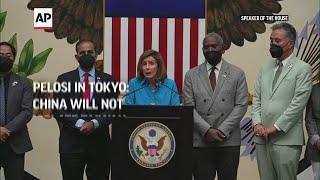 Pelosi in Tokyo: China will not isolate Taiwan