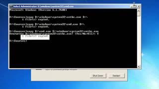 How To Reset Windows7 Password