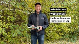 Revolutionäre Gartenpflege: Akku-Rebschere WILDHORN 32 von FELCO