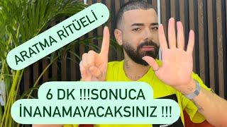 6 Dakika da KESİN SONUÇ | Aratma ritüeli , Mesaj attırma ritüeli #ritüel