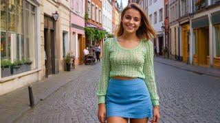 [4K] Cute Girls in Brussels AI Lookbook