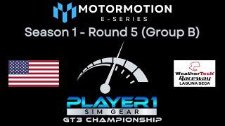 MotorMotion E-Series Player1 GT3 Championship Round 5 - Group B