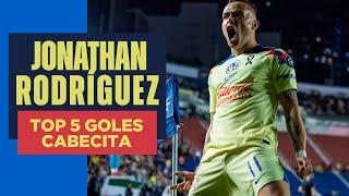 Los 5 mejores e increíbles goles de Jonathan Rodríguez con le Club América | ¡Cabecita a puerta!