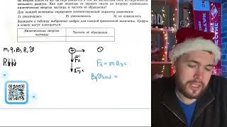 В первом опыте частица массой m, несущая заряд q, движется в однородном магнитном поле - №