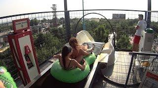 Scary Peak Water Slide at Caneva Aquapark