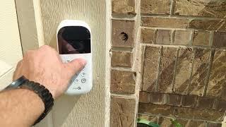 Installing the new video garage door keypad