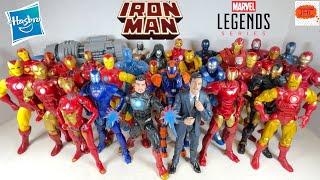 EVERY IRON MAN RANKED! Marvel Legends Action Figure Review Tony Stark Suit Armor Kitbash Custom Game