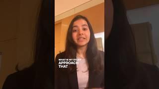 How should you approach a subject? | Study Approach | Nandini Agrawal #study #youtubeshorts