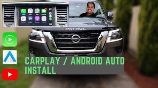 Y62 Patrol/Armada CarPlay + Android Auto Full Install.