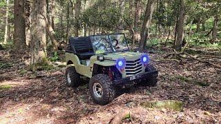 mini jeep 125 trail test does it have what it takes? #minijeep #125cc #jeep #trailrated #offload