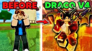 Noob To Max Dragon Race V4 Awakening in Blox Fruits (Draco V4)