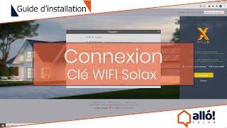 Connexion Solax clé WIFI