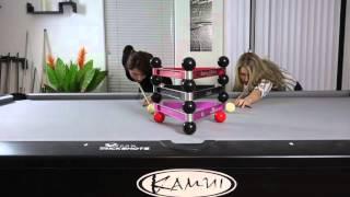 Venomette & Kaori Ebe Amazing Girl Pool Trick Shots!!!