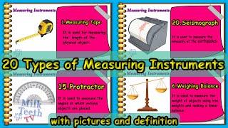 20 Types of Measuring Instruments used by humans | Devices and Instruments used to measure things