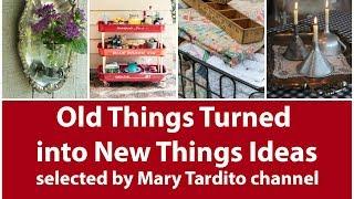 Old Things Turned into New Things Ideas – Recycled Home Decor