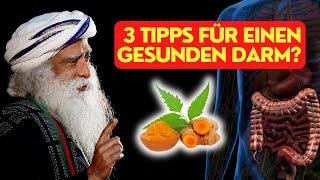 3 Tipps fur einen gesunden DARM | Sadhguru auf deutsch