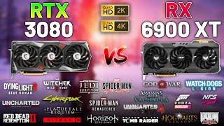 20 Games on RTX 3080 vs RX 6900 XT in 2023 - 1440p & 4K