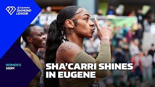 10.83 for Sha'Carri Richardson as she excels in Eugene - Wanda Diamond League