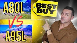 Sony A95L vs A80L BESTBUY TV walk through!