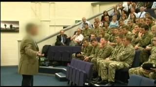 Former SAS Soldier Andy McNab Visits Army College | Forces TV