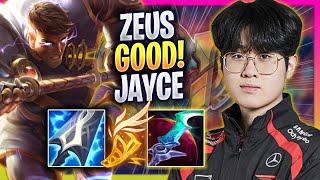 ZEUS IS SO GOOD WITH JAYCE! - T1 Zeus Plays Jayce TOP vs Sion! | Season 2024