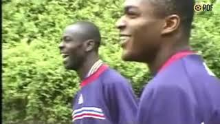 Desailly and Thuram discuss ways to stop Ronaldo before  '98 World Cup Final...