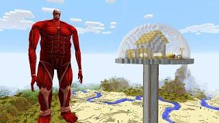 SURVIVING FROM COLOSSAL TITAN in Minecraft - Gameplay -Coffin Meme