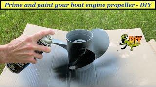 Prime and repaint boat propeller - DIY