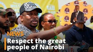 "Tumekunyamazia sana but ukianza kudharau UDA, we shall cause havoc. " Sonko to Sakaja