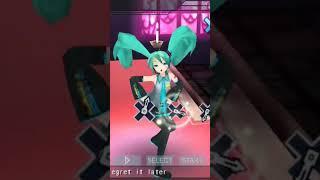 The world is mine miku dancing project diva #psp #ppsspp #shorts #hatsunemiku #viralshorts #cute