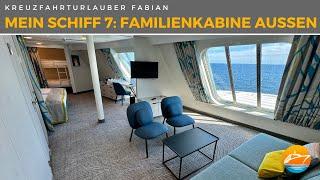 Platz für bis zu 6 Personen: Familienkabine an Bord der Mein Schiff 7