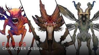 CONCEPT ART Timelapse - FAIRIES SKETCHES