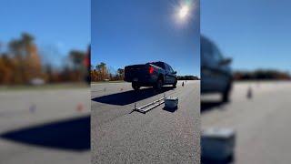 The Avoidance Maneuver Test on the Ford F-150 Lightning #Shorts