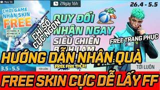 Nhận Skin SÚng Free Siêu Dễ chỉ số khủng Và Trang Phục Nam cực đẹp miễn phí Freefire #freefire #ob44