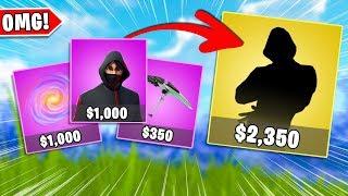 The MOST EXPENSIVE Fortnite Loadout!