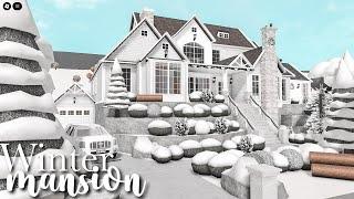 Bloxburg Winter Mansion | Bloxburg | welcome to bloxburg | BridgeyBloxburg