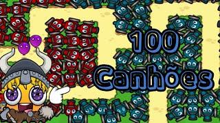 Moy 7 - Canhões vs Balões. 100 CANHÕES
