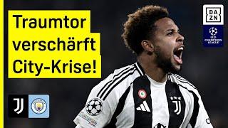 McKennie haut den Seitfallzieher raus: Juventus Turin - Man City | UEFA Champions League | DAZN