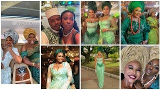 Sharon ooja and Ugo Nwoke's wedding: KUNLE Remi,Bisola,Daniel Etim,Mercy EKE,others storm Abuja.