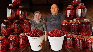 Cherry picking, Prepare a delicious dessert and drink from cherries!